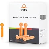 Dario 100 Sterile Lancets - Use only with Dario Glucose Monitor (30 Gauge)