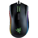 Razer Mamba Elite Wired Gaming Mouse: 16,000 DPI Optical Sensor - Chroma RGB Lighting - 9 Programmable Buttons - Mechanical S
