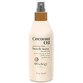 Oliology Coconut Oil Beach Wave Sea Salt Mist Spray - Creates Volume and Tousled Waves, Texture and Style that Lasts All Day (8 Oz)