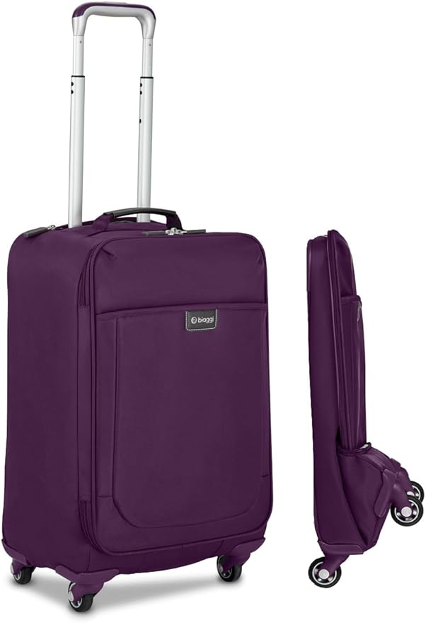 Biaggi Leggero Foldable Spinner CarryOn Suitcase
