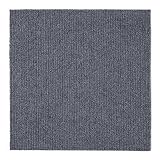 Achim Home Furnishings NXCRPTSM12 Nexus 12 inch x 12 inch Self Adhesive Carpet Floor Tile, 12 Tiles/12 Sq', Smoke