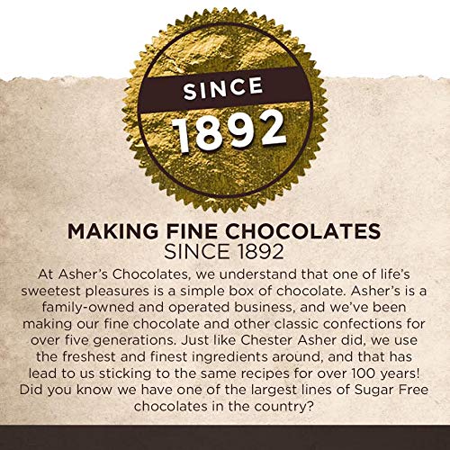 ASHER’S CHOCOLATES, CHOCOLATE COVERED PRETZELS GIFT BASKET, HOLIDAY ASSORTMENT OF CANDY, SMALL BATCHES OF KOSHER CHOCOLATE, FAMILY OWNED SINCE 1892, IMPROVED BOX DESIGN (MILK & DARK)