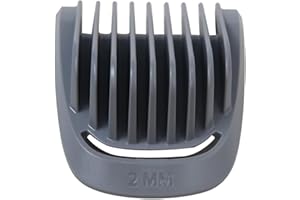 JRSHOME Replacement 2mm Beard Stubble Hair Guide Guard Comb for P-hilips Norelco Multigroom Trimmer MG3750 MG3760 MG5750 MG5760 MG7750 MG7770 MG7790 MG7791