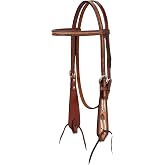 Weaver Equine Turquoise Cross Coco Feather 5/8" Browband Headstall