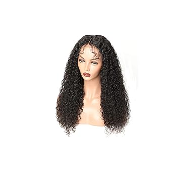 Amazon Com Mebake 13x4 Curly Lace Front Wig With Baby Hair