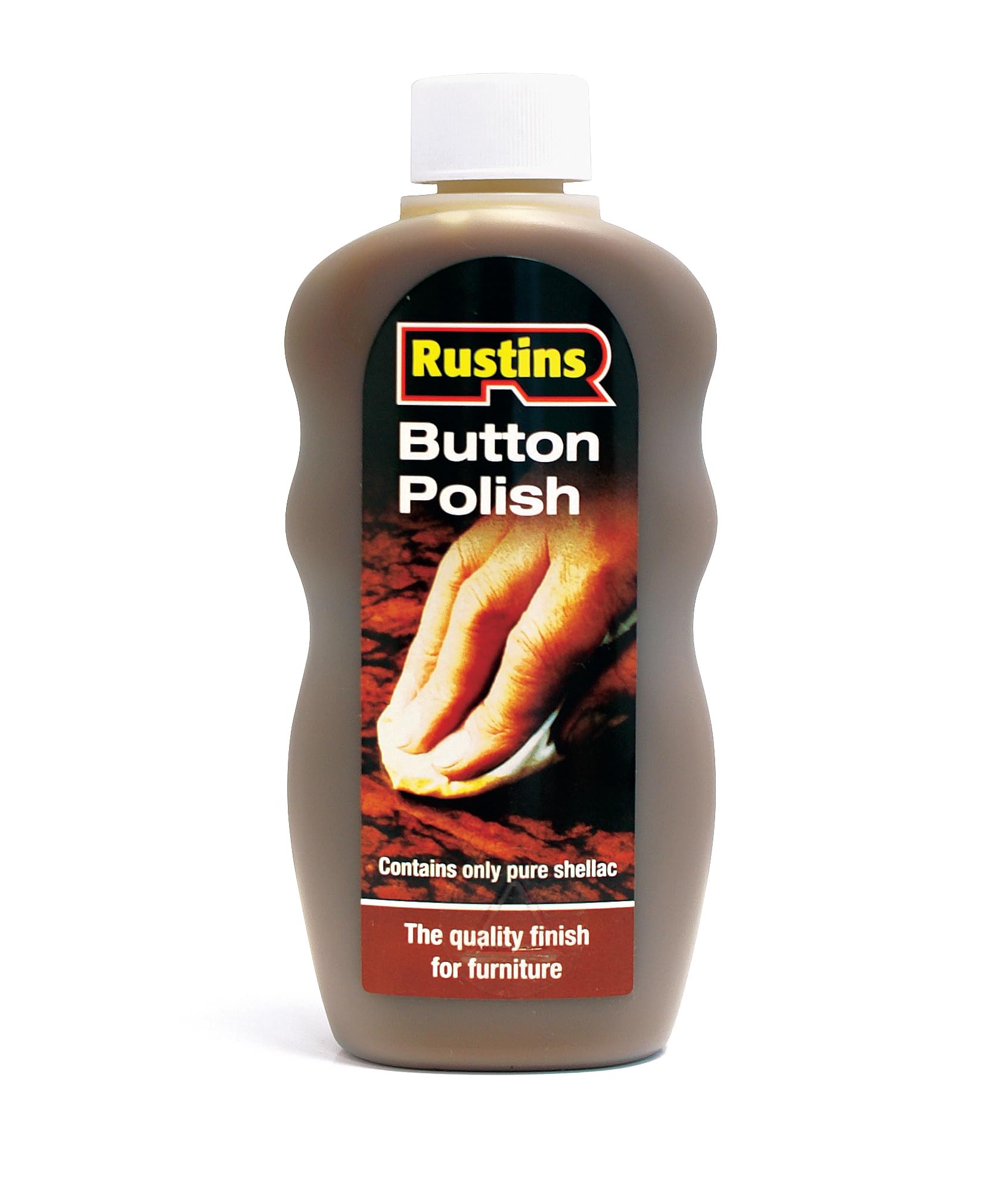 Rustins BUTP300 Button Polish 300ml, Orange