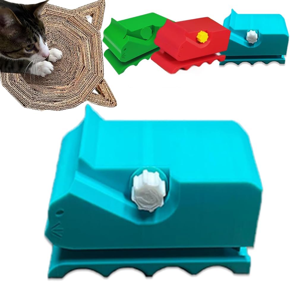 Photo 1 of TUTHKOTH Cutter for Cat Scratchers(Included Blade),3D Printed Kitten Shaped Cutter Cardboard Handheld Cardboard Cutter Tool, Cardboard Cutting Machine for Cat Lovers