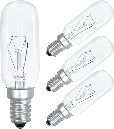 Comyan E14 40W Cooker Hood Light Bulb 230V 320lm 2700K 4 Pack