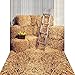 HUAYI 5x10ft Yellow Fall Photography Backdrops Farm Haystack Backdrop Barn Background Photo Booth Props KP-006 primary