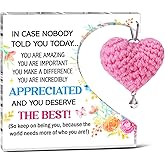 Thank You Gifts For Women Coworkers, You Deserve The Best Appreciatioan Acrylic Plaque Gifts For Employees Boss Colleague