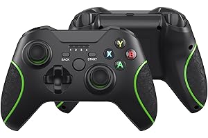 SNAIL BEAR Xbox Wireless Controller for Xbox One, Xbox Series X/S, PC, 2.4GHz Adapter, Audio Jack, Impulse Triggers, Dual Shock Feedback Motors