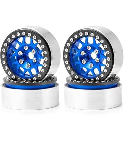 Cerchi In Metallo Per Axial SCX10 INJORA RC Cerchioni 1,9 Beadlock