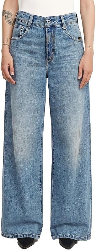 Women's Skater High Loose Jeans, Blue, 29 W/34 L