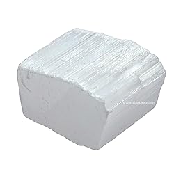 Selenite Raw Crystals and Healing Stones, Natural