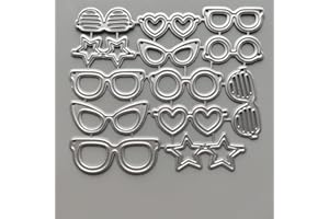 DZIXY FreeShipping Over 15 USD 2022 Heart Star Glasses Metal Cutting Dies for Card Making Embossing Paper Photo Frame Stamps Crafts Template Mould Stencils