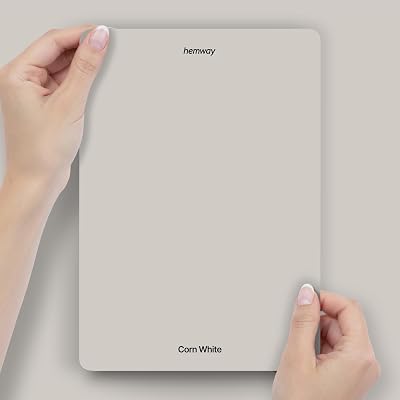 Hemway Corn White Peel & Stick Chalk Paint Sample A5 Colour Swatch