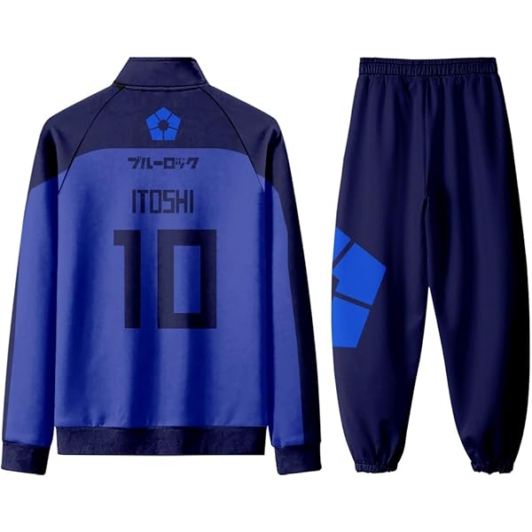 Sweat à Capuche Zip Blue Lock Anime - Isagi Yoichi Cosplay Streetwear Homme Femme