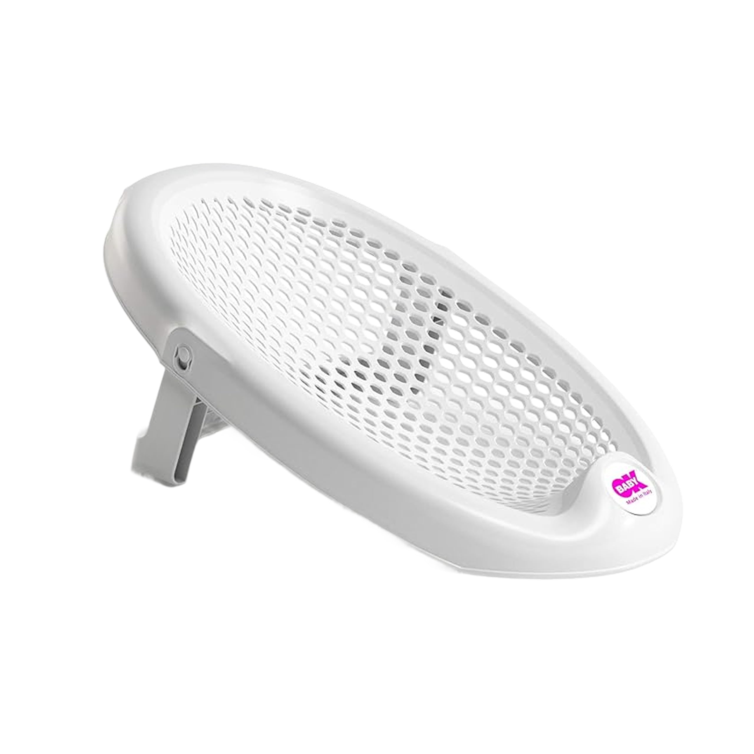 OKBABY Jelly Soft and Comfortable Foldable Bath support for Baby Bathing, 0-8 Months (8kg), White