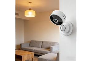 Indoor Security Camera for Human Pet Camera, 360° Rotatable, Night Vision, Cloud & SD Card Storage,2 Packs