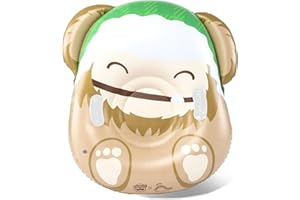 BIGMOUTH INC BigMouth x Squishmallows Heavy Duty Inflatable Snow Tube for Kids and Adults Winter Tubing Sled - Benny The Big Foot