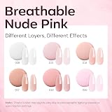 Modelones 8-in-1 Builder Nail Gel 6 Colors Pink Nail Extension Gel Set view 4