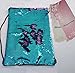 Winmany Mermaid Sequin Drawstring Backpack Glittering Reversible Dance Bag Sports Backpack Bag Outdoor Shoulder Bag