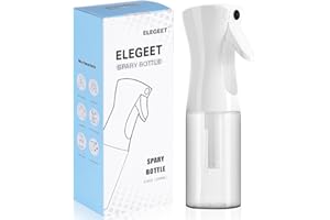 Elegeet Continuous Spray Bottle(6.8oz/200ml) - Water Mister Spray Bottle for Hair Styling, Cleansing, Plants, Salon, Skincare, and More