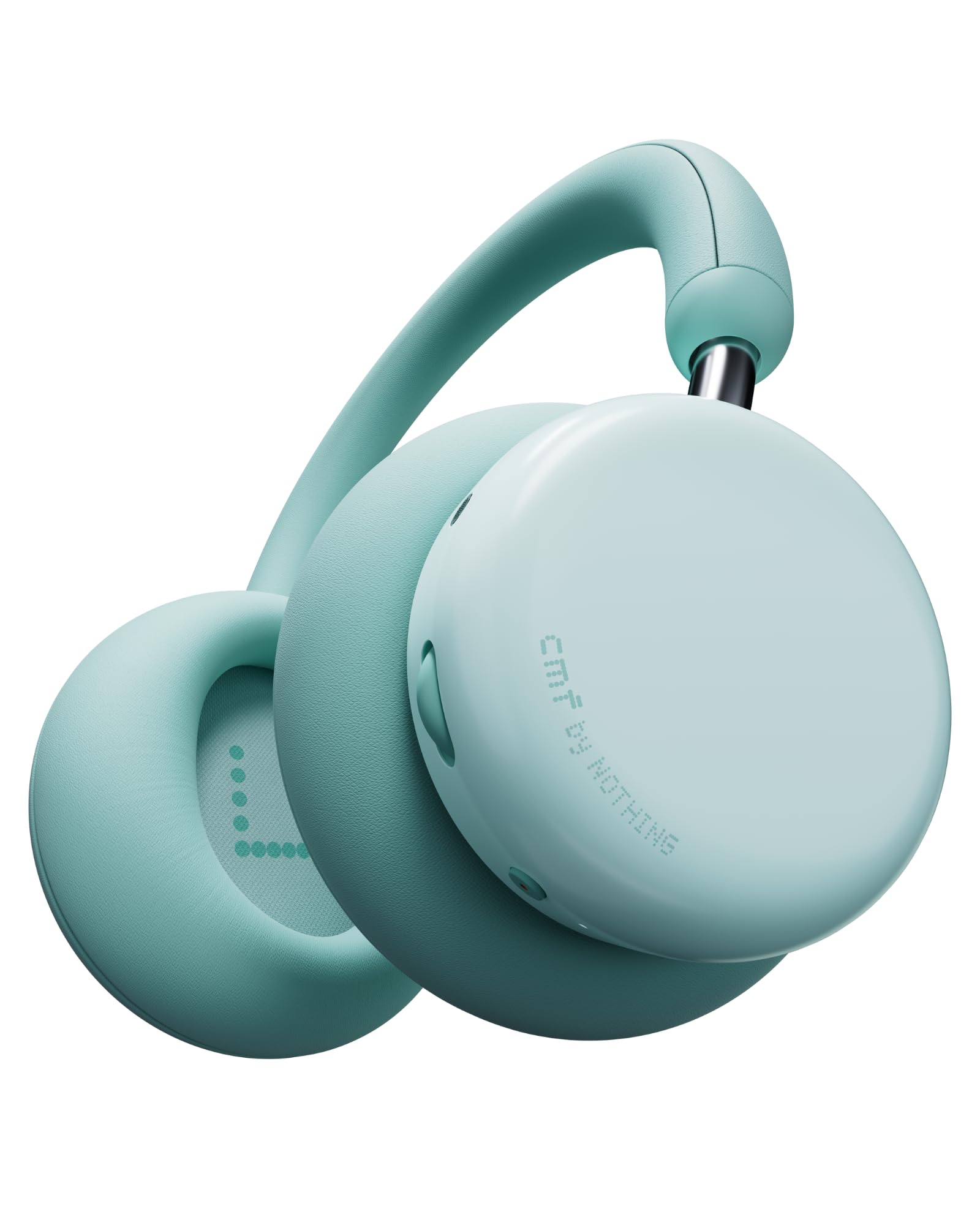 CMF by Nothing Headphone Pro Active Noise Canceling Wireless Headphones Bluetooth 5.4 Over The Ear Headset, 50H ANC Playtime, Bass&Treble Slider, Custom EQ&Spatial Audio, Hi-Res LDAC, Light Green Image
