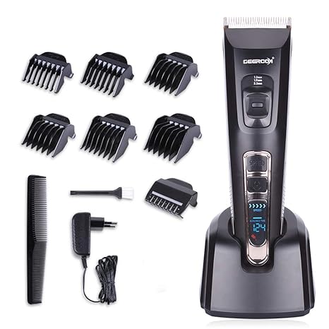 Cordless Hair Clippers For Men Hair Trimmer With Led Display 6