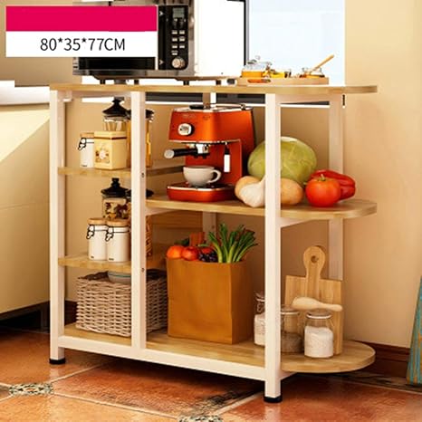 TISESIT INDOOR Soporte De Horno De Microondas De Cocina, Estante ...