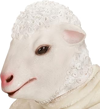 Net Toys Mascara Completa De Oveja Careta Latex Oveja Antifaz Ovino Mascarilla Cordero Amazon Es Juguetes Y Juegos