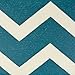 DII Non Woven Polyester Storage Bin, Chevron, Teal, Small Set of 2