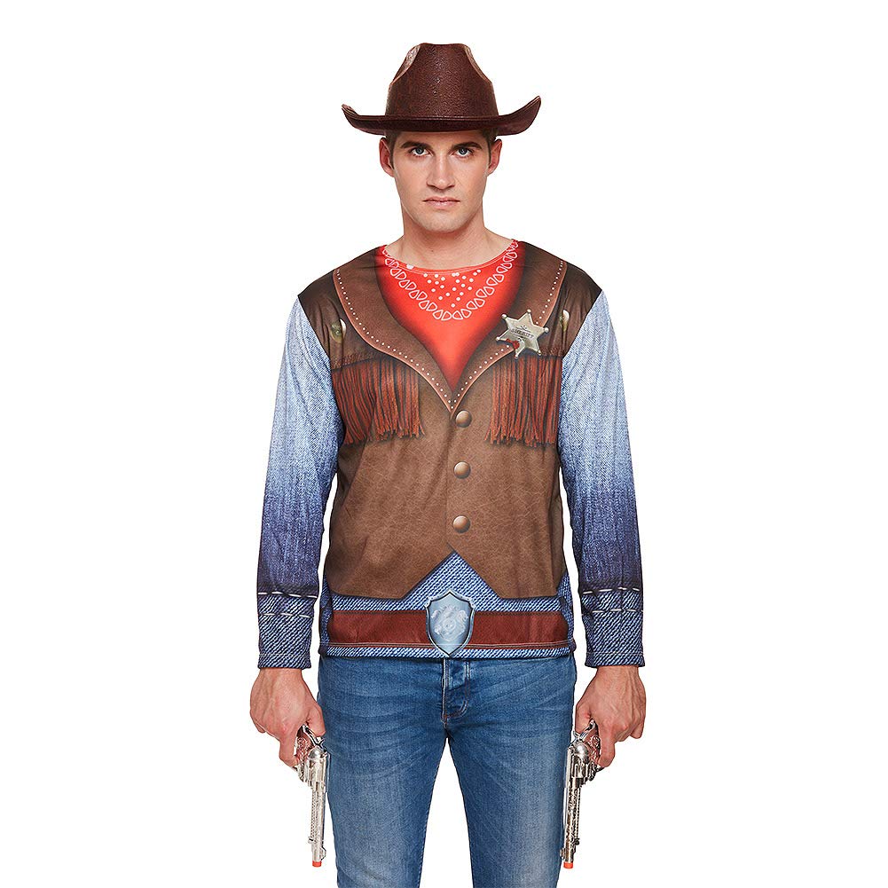 Adult Cowboy Shirt, One Size