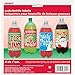 Unique Jolly Christmas Bottle Labels-2 Liters | Assorted Designs | 4 Pcs, 4 ct, Multicolor