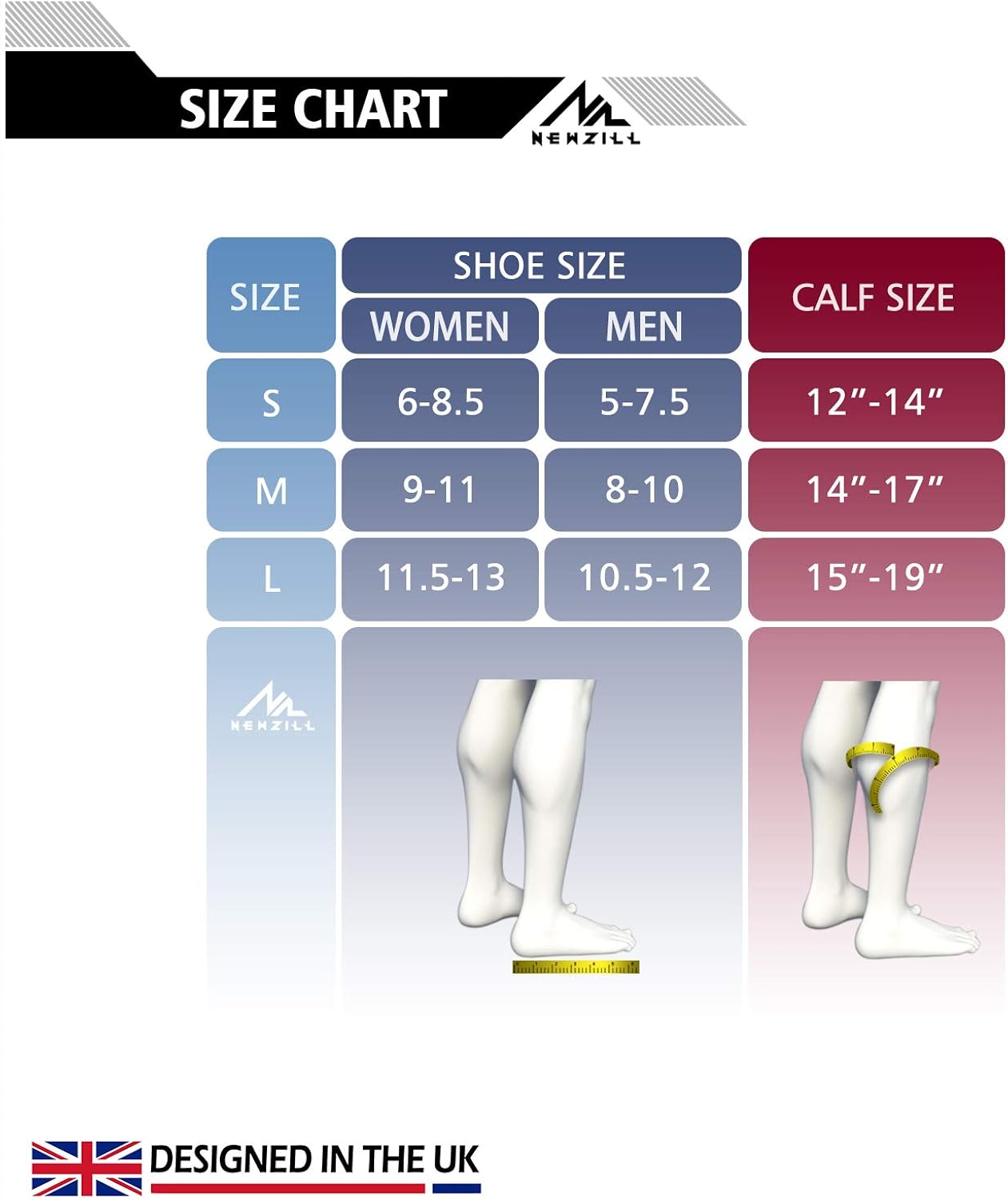 NEWZILL Compression Socks U.S Olympic Fencer Recommend for Men & Women 20-30mmHg: Clothing