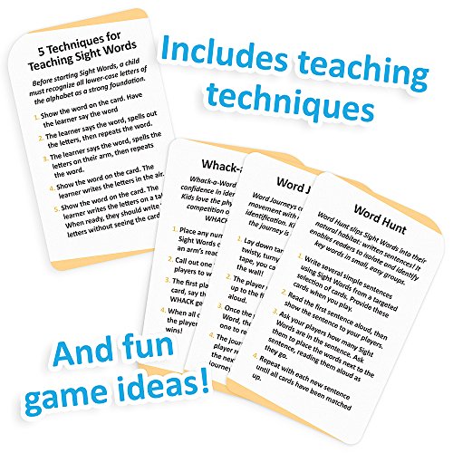 Sight Words Flashcards for Reading Readiness - Choose from 5 Grade Levels, 100 Words Each! by Pint-Size Scholars (Kindergarten)