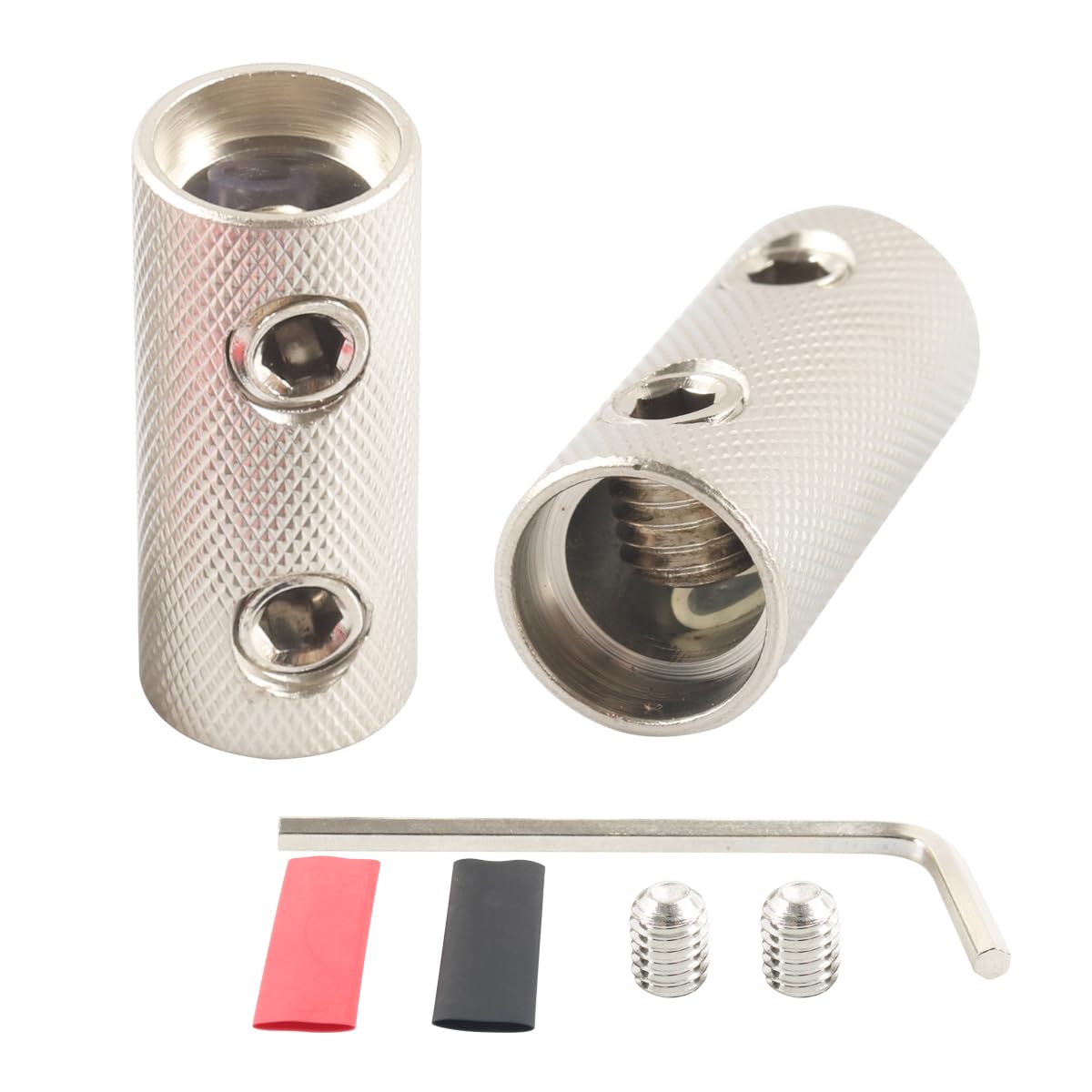 Photo 1 of 0Gauge Wire Butt Connectors 0 GA Ground Butt Splice Connector 2PCS with Dual Wall Shrink Tubing