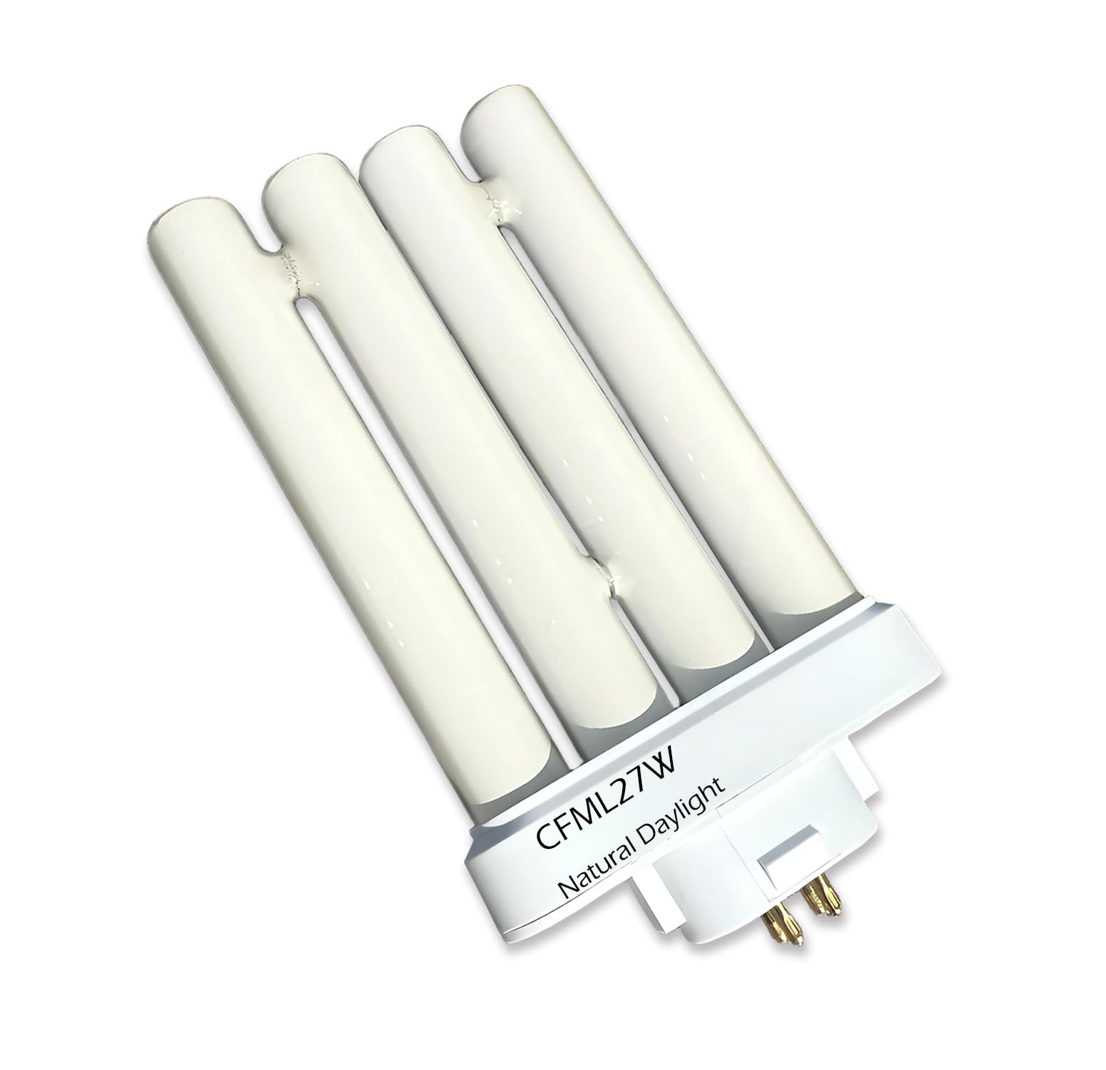 Photo 1 of Cemlorot CFML27VLX Full Spectrum Fluorescent Bulb, 6500K Natural Daylight Replacement for Verilux 27W Desk & Floor Lamps Light,GX10Q-4 4 Pin Base in a Square