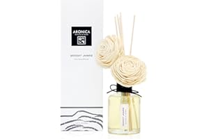 Aronica Christmas White Bathroom Decor, Midnight Jasmine Flower Diffuser, Luxury Gift for Christmas, Secret Santa Gift for Woman, White Elephant Gift for Co-Worker, Holiday Guest Gifts