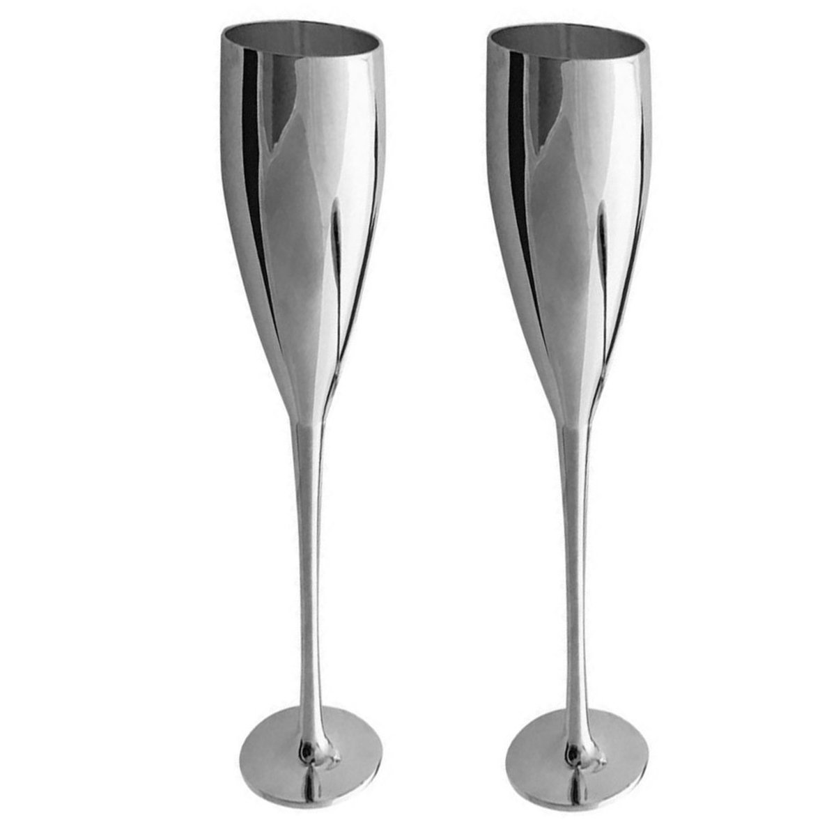 Calici Di Plastica Per Champagne - 50 Pezzi Riutilizzabili, Infrangibili, Per Feste E Matrimoni - Foto 9