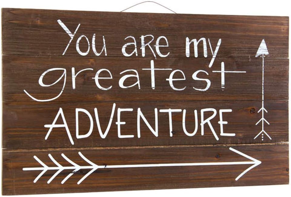Ohio Wholesale 'You are My Greatest Adventure' Pallet Wood Wall Art