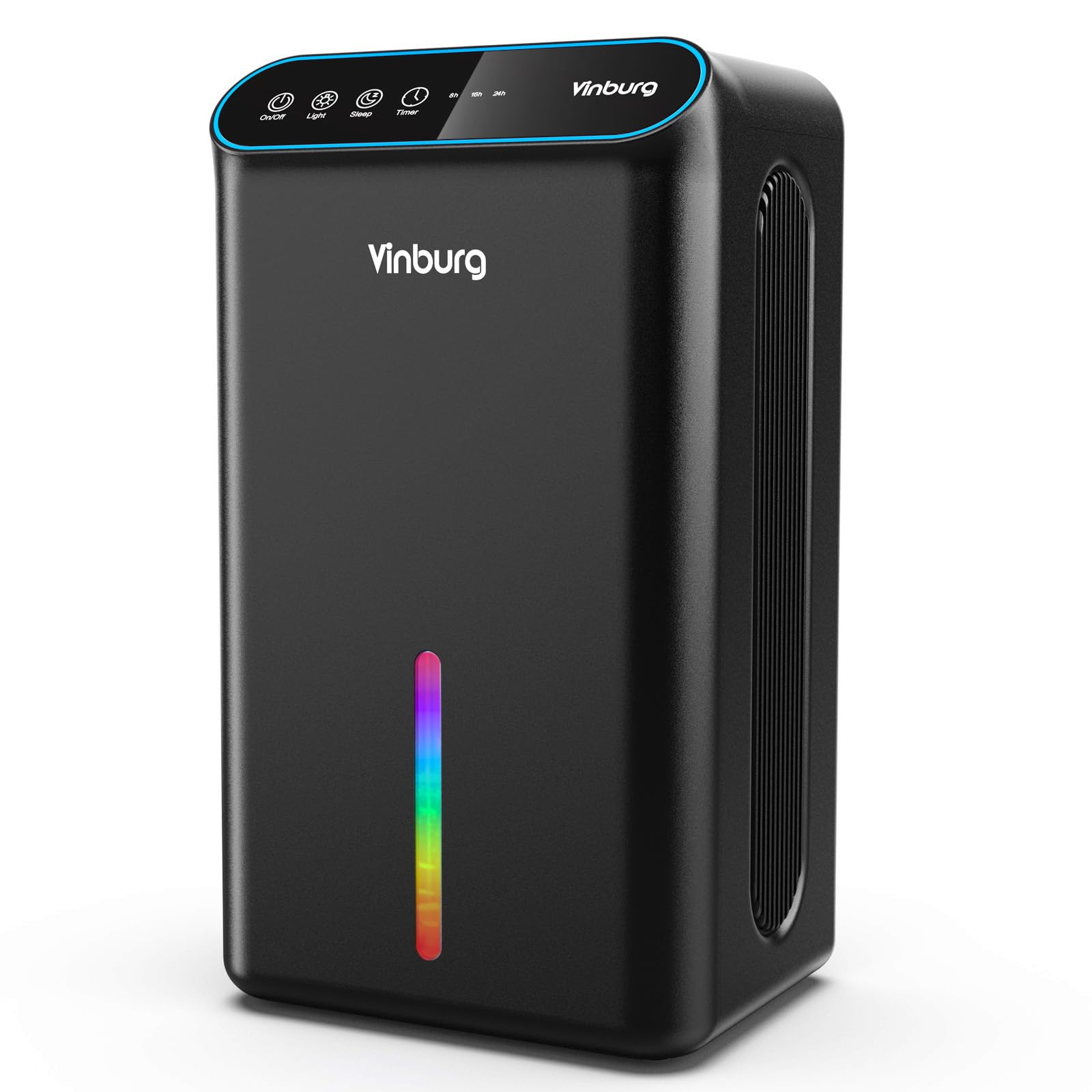 Photo 1 of Dehumidifier for Basement (85 OZ, 800 sq ft) Quiet Dehumidifiers for Home, Auto Shut-Off, Sleep Mode, 3 Gear Timer(8H,16H,24H), Small Dehumidifier for Bedroom, Bathroom with Drain Hose (Deep Black)