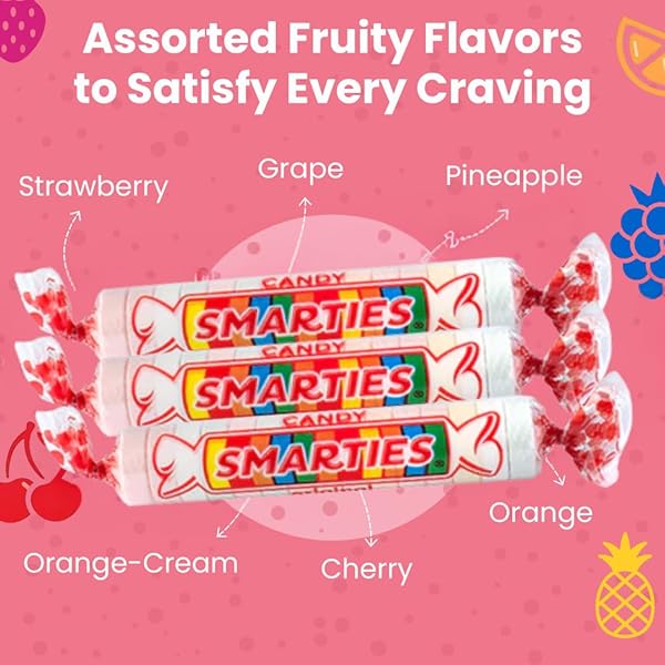 SMARTIES CANDY BULK ROLLS ORIGINAL FLAVOR – 6OZ BAG