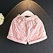 Happy Town Toddler Kids Baby Girls Outfits Clothes T-Shirt Blouse Tops and Floral Shorts Pants Suit 2PCS Set (4T, Pink)
