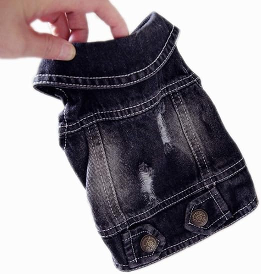 dog jean jacket amazon