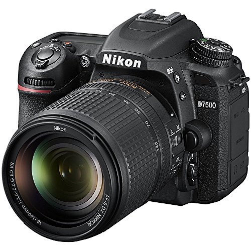 Nikon D7500 Black Digital SLR Camera with 18-140mm VR & 70-300mm f/4-5.6 SLD DG Macro Telephoto Lens + Accessory Bundle - Thumbnail 2