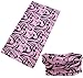 9PCS & 6PCS Multifunctional Stretchable Sport & Casual Headwear, Headband Scarf Bandanna Headwrap Mask Neckwarmer & More 12-in-1