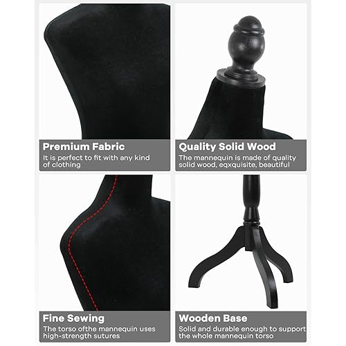 Premium Vector | Manikin Dressmaking Sewing Dummy Tailors Dress Form Fabric Mannequin On Stand