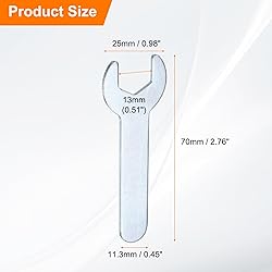 HARFINGTON 10pcs Small Wrench 13x70x1.5mm Metric