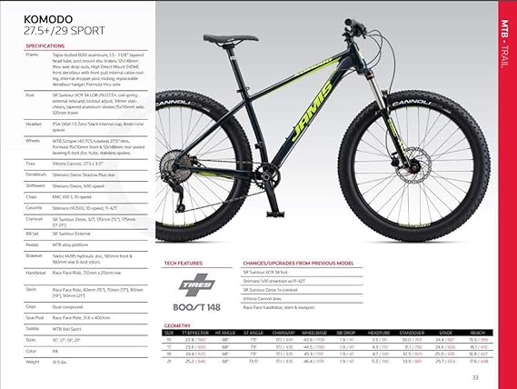 komodo mountain bike